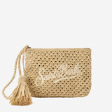 POCHETTE IN RAFIA CON LOGO RAFP001 00878L MC2 SAINT BARTH 