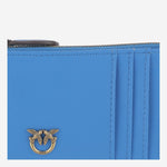 PORTA CARTE LOVE BIRDS IN PELLE 100251 A0F1F32Q PINKO 