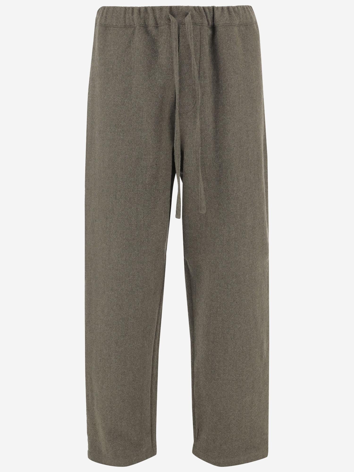 PANTALONI DA JOGGING IN LANA MTR35 FAW320061 DARKPARK 