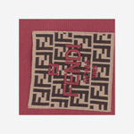 SCIARPA FF IN LANA CON LOGO JUQ065 AV78F1TH6 FENDI KIDS 