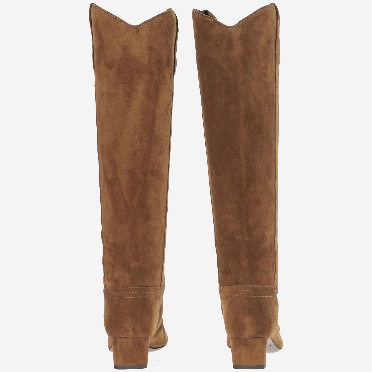 STIVALI IN PELLE SCAMOSCIATA 4839 ARABICA SARTORE 