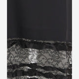 ABITO SISA BUDOIR  IN LANA CON DETTAGLIO IN PIZZO D005 SISARFLABLACK NICCOLO PASQUALETTI 