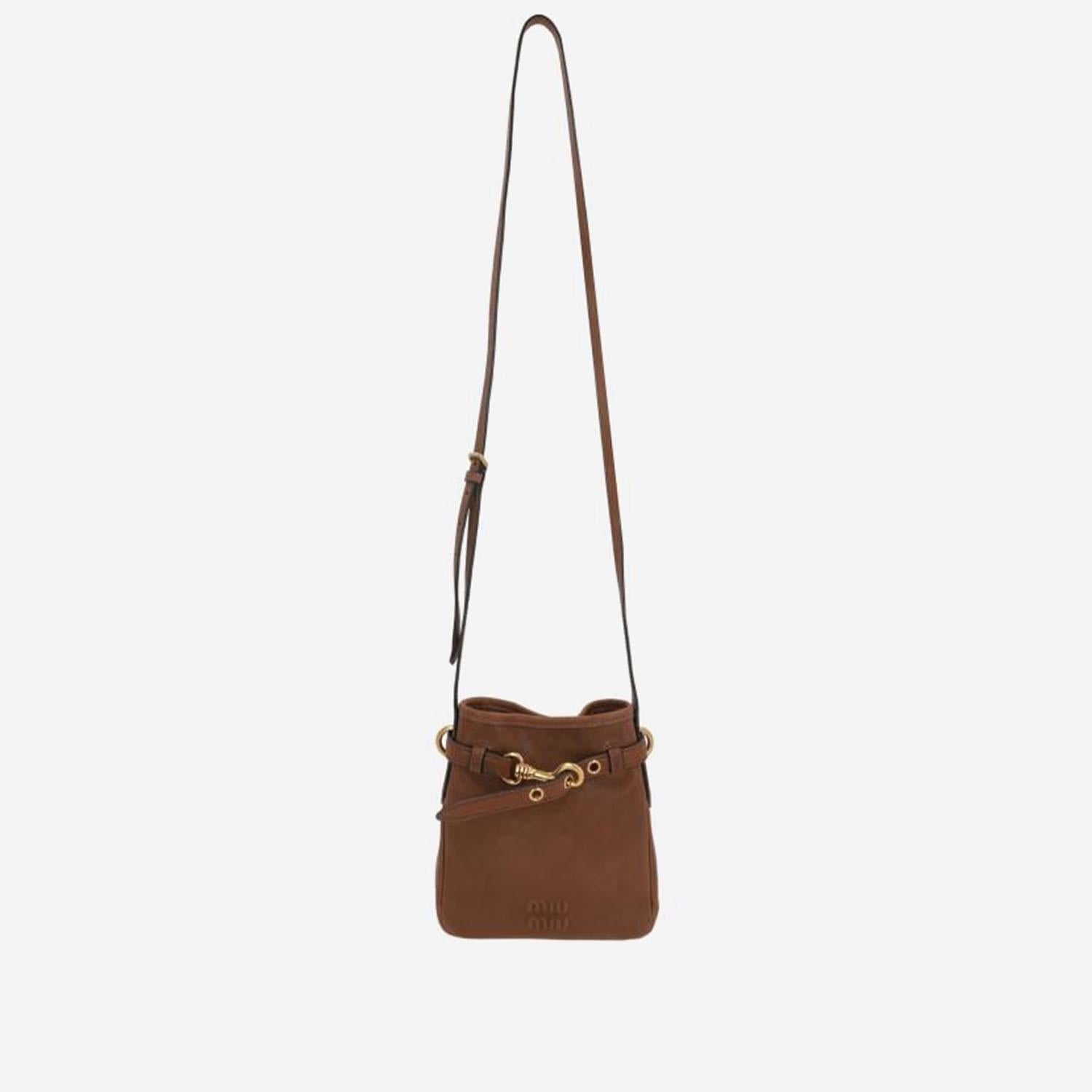 BORSA  A TRACOLLA IN SUEDE 5NR461 AEFXF0316 MIU MIU 