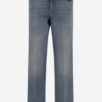 JEANS IN COTONE CON STAMPE FLOREALI 6B0DD19X94V 558 VALENTINO 