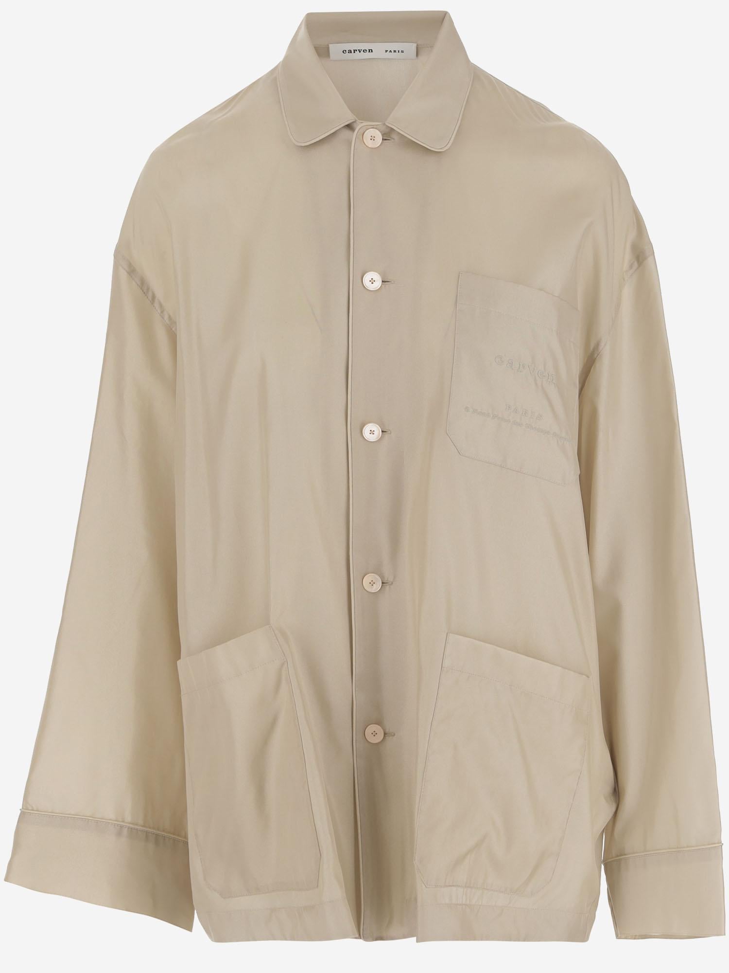 CAMICIA OVERSIZE IN SETA 6251K2107901 825 CARVEN 