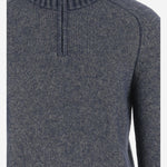 MAGLIA IN MISTO LANA CON ZIP AL COLLO K4138JW KBC K-WAY 