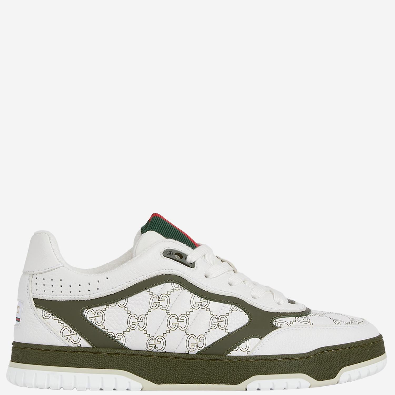 SNEAKERS RE-WEB IN PELLE 850193 AAFOO9072 GUCCI 