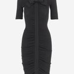 ABITO IN VISCOSA CON FIOCCO 8B0KD15L A8N0NO VALENTINO 