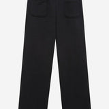 PANTALONI IN COTONE CON LOGO SPPM038K JERSEYBLACK AUTRY 