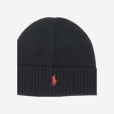 BEANIE IN LANA CON LOGO 710886137 001 POLO RALPH LAUREN 