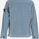 CAMICIA IN VELLUTO DI MISTO COTONE STRETCH 1200003 S0199V004A STONE ISLAND KIDS 