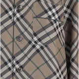 CAMICIA IN SETA CON MOTIVO CHECK 8117022 LINDEN IP CHECK BURBERRY 
