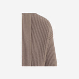 CARDIGAN IN CASHMERE CON LAVORAZIONE A COSTE R2C132 414 BRUNO MANETTI 
