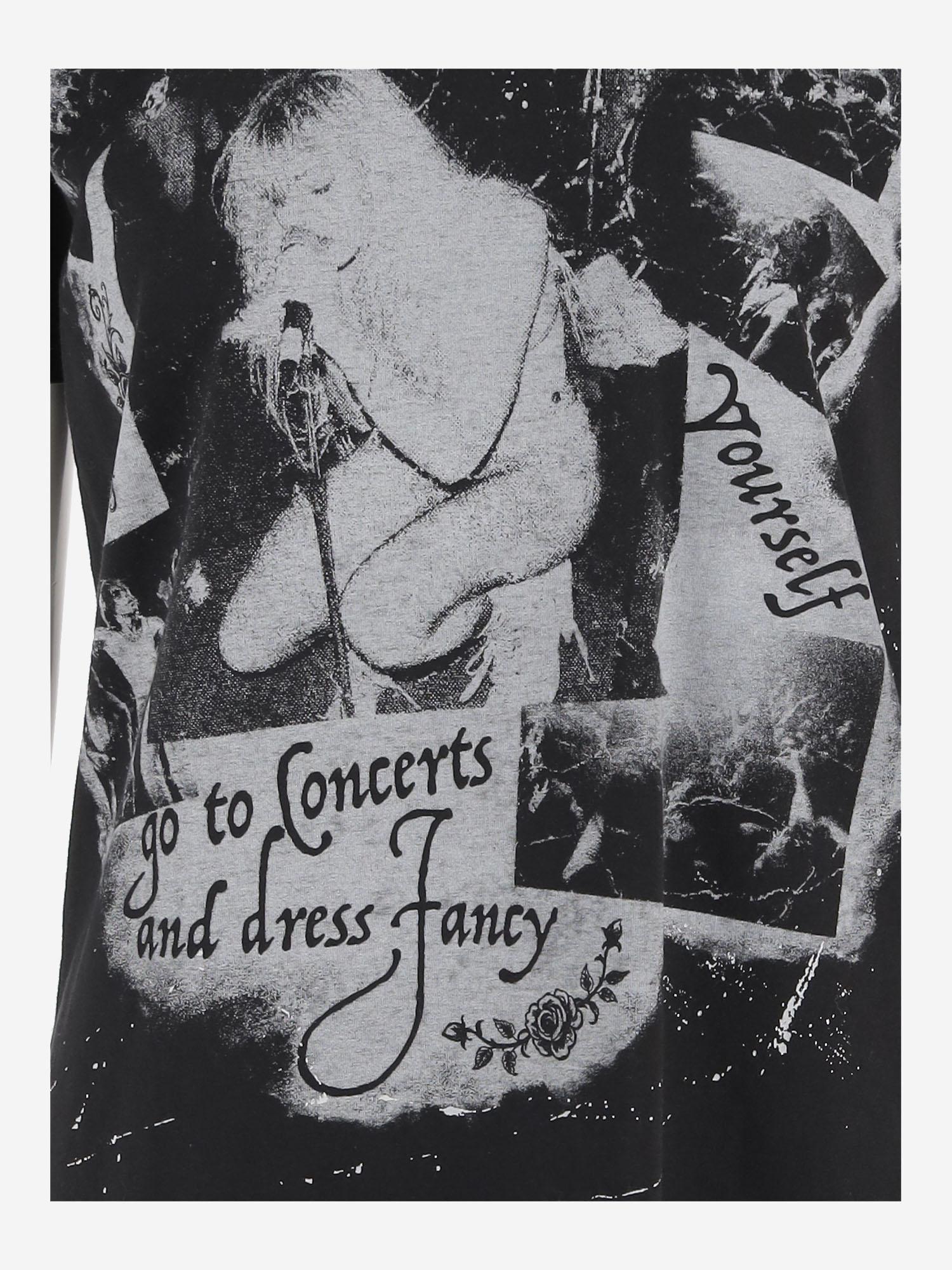 T-shirt in jersey di cotone con stampa F8V90T GDDH4S9000 DOLCE & GABBANA 