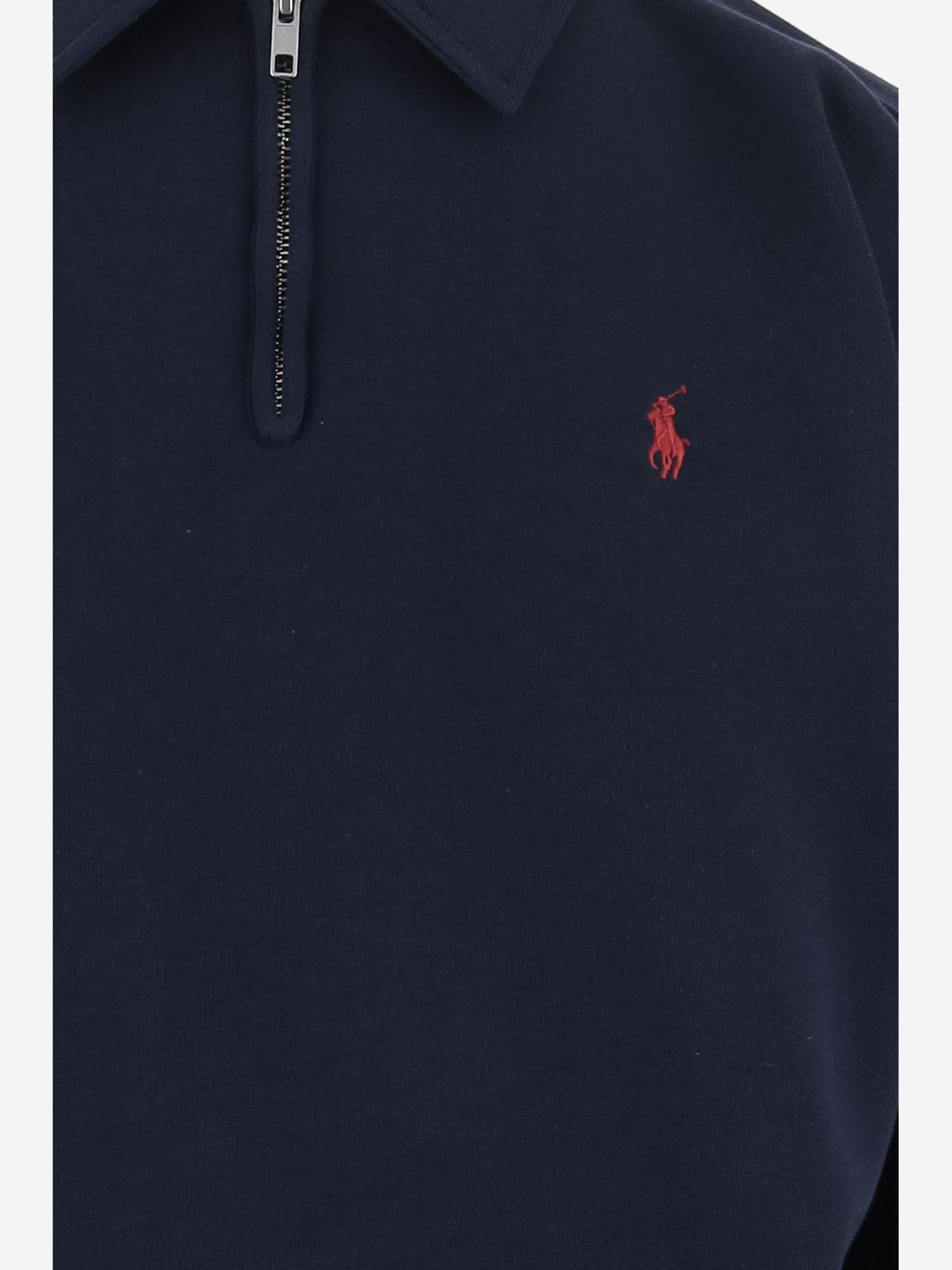 PULLOVER IN COTONE CON LOGO 211B18685 010 POLO RALPH LAUREN 