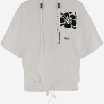 FELPA IN MISTO COTONE CON LOGO LINDA WHITE APRES SURF 