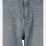 PANTALONI IN DENIM DI COTONE CON FONDO IN JACQUARD 6V3DE05GAS6 558 VALENTINO 