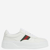 Sneakers in pelle con banda web 848307 UPG409064 GUCCI 