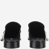 Mocassini mule Edge in pelle di vitello spazzolata L814379X70 1100 LOEWE 