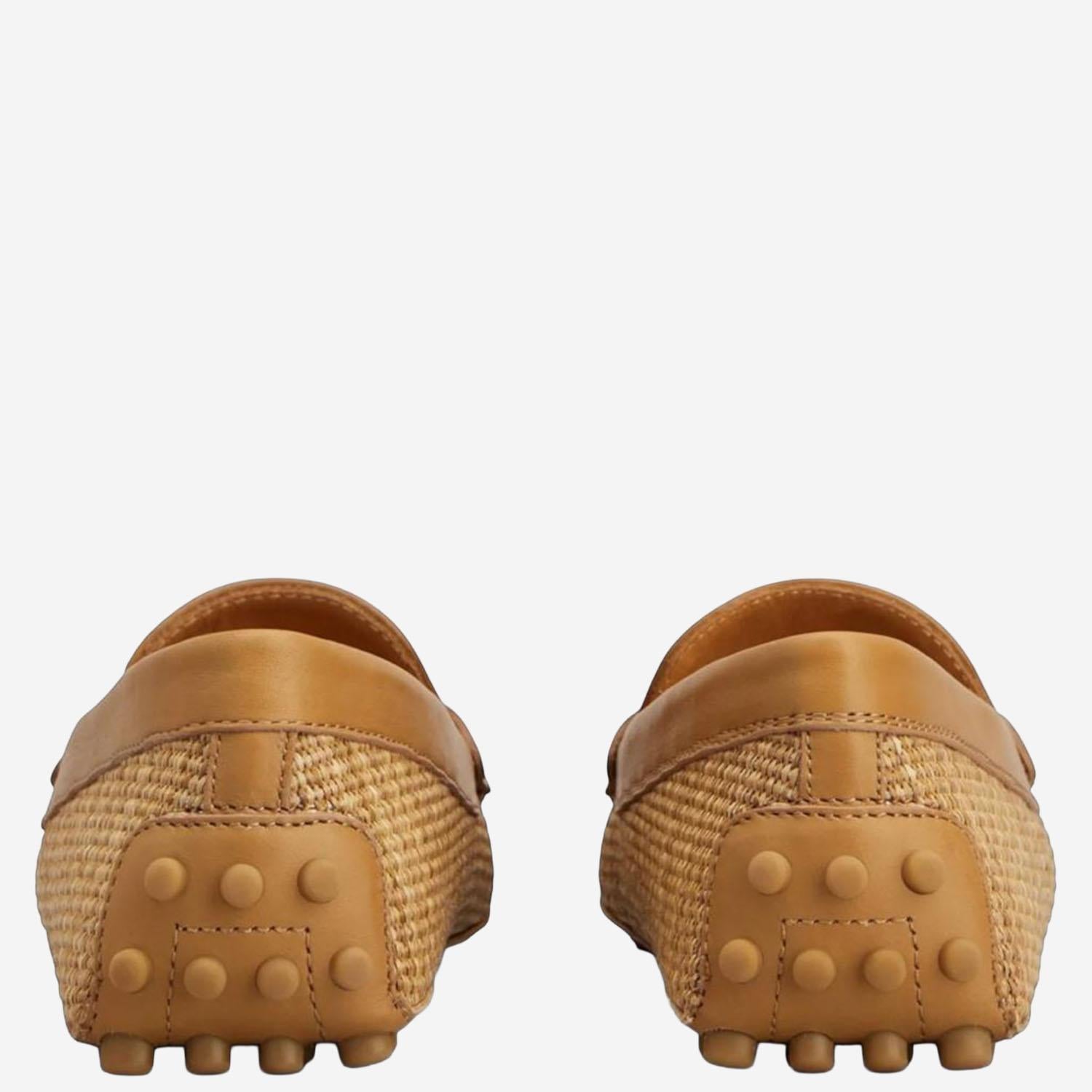 MOCASSINI IN STILE RAFIA XXW22L0KG60 V8DZZQU TODS 