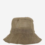 CAPPELLO BUCKET IN LINO CONTAS GREEN REINHARD PLANK 