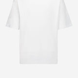 T-SHIRT IN COTONE CON LOGO 44MAA120S26J00C100 1000 OFF-WHITE 