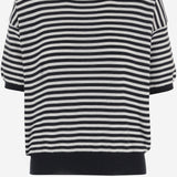 MAGLIA IN COTONE A RIGHE R2N110 100 BRUNO MANETTI 