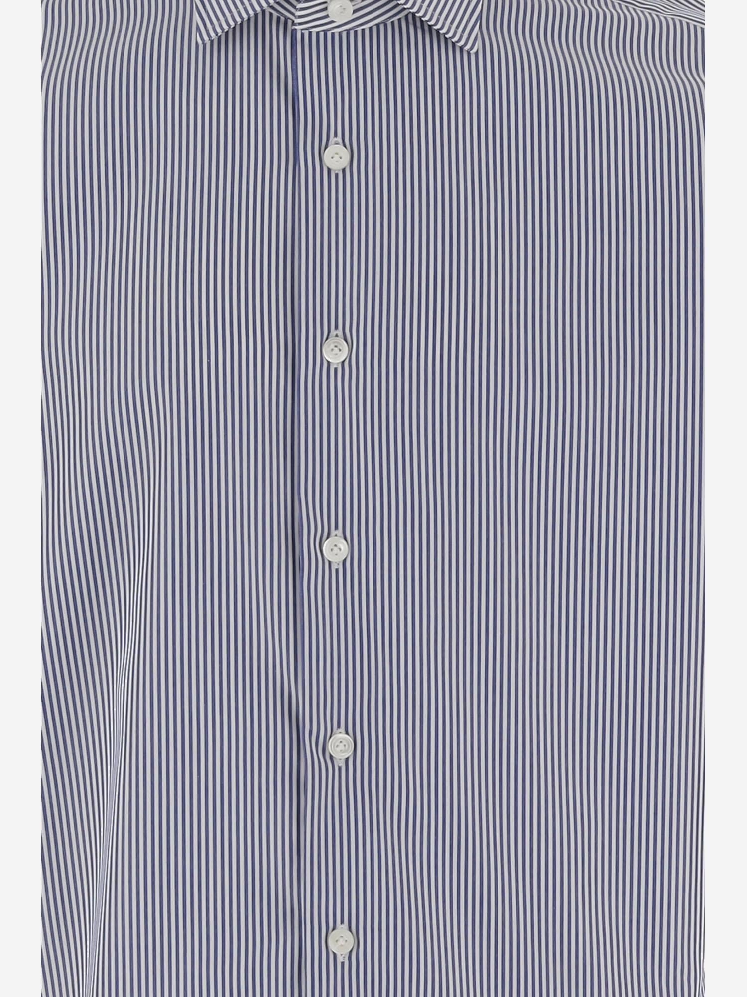 CAMICIA IN COTONE A RIGHE BP12G7T 1X20622 GHERARDI 