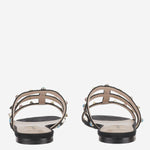 SANDALI SLIDE ROCKSTUD IN SUEDE 8W2S0C49 JTI0NO VALENTINO GARAVANI 