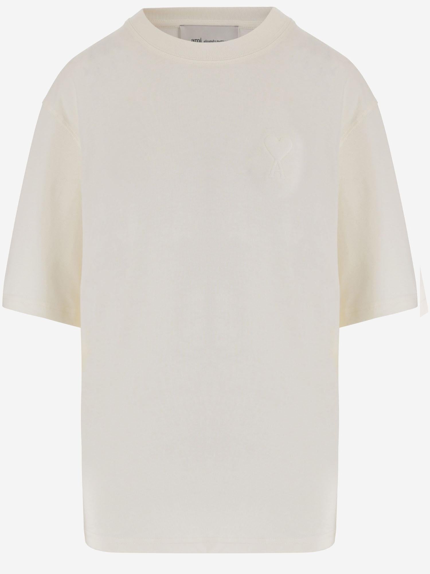 T-SHIRT IN COTONE UTS357726 136 AMI 