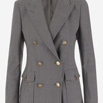 GIACCA DOPPIOPETTO IN LANA STRETCH JHONEY 060070G5095 TAGLIATORE 