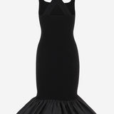 ABITO LUNGO IN MISTO COTONE STRETCH KN3228090 999B PATOU 