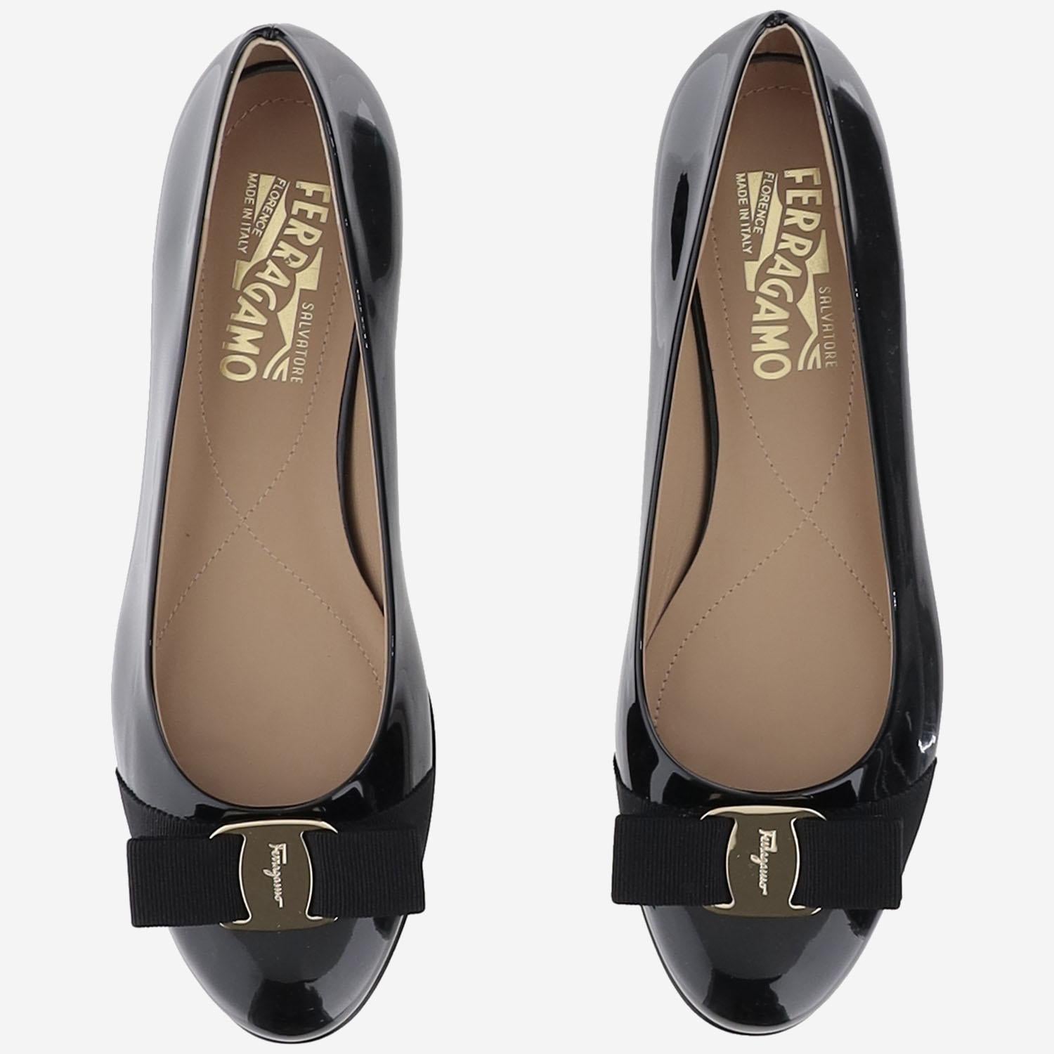 SALVATORE FERRAGAMO VARINA007NEROBISCOTTOAI2011