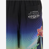 PANTALONI CORTI CON STAMPA GRAFICA MSP26TR399 06 CASABLANCA 