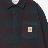 CAMICIA IN MISTO LANA CON LOGO I035324 34KXX CARHARTT WIP 