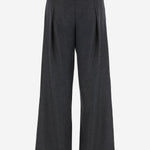 PANTALONI OVERSIZE IN LANA CON COULISSE WTR42 FAW020075 DARKPARK 