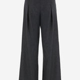 PANTALONI OVERSIZE IN LANA CON COULISSE WTR42 FAW020075 DARKPARK 