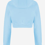 FELPA CROPPED IN COTONE CON LOGO FRONTALE 80PAIT12 CF500217 JUST CAVALLI 