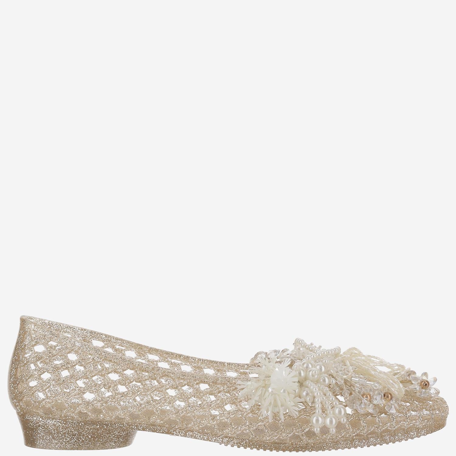 BALLERINE TRASPARENTI CON DECORAZIONE HJ25PSALST01GD01 GOLD HEAVENLY JELLY 