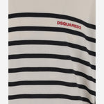 MAGLIONE IN LANA CON MOTIVO A RIGHE S74HA1560 D13153961 DSQUARED2 