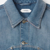 GIACCA IN DENIM DI COTONE 1023603 1A179212DC50 VERSACE 