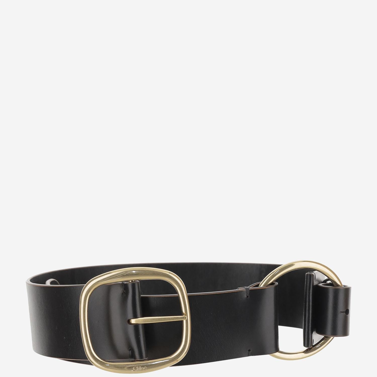 CINTURA ANITA in pelle e ottone CH25WBB01CWZ 001 CHLOE 
