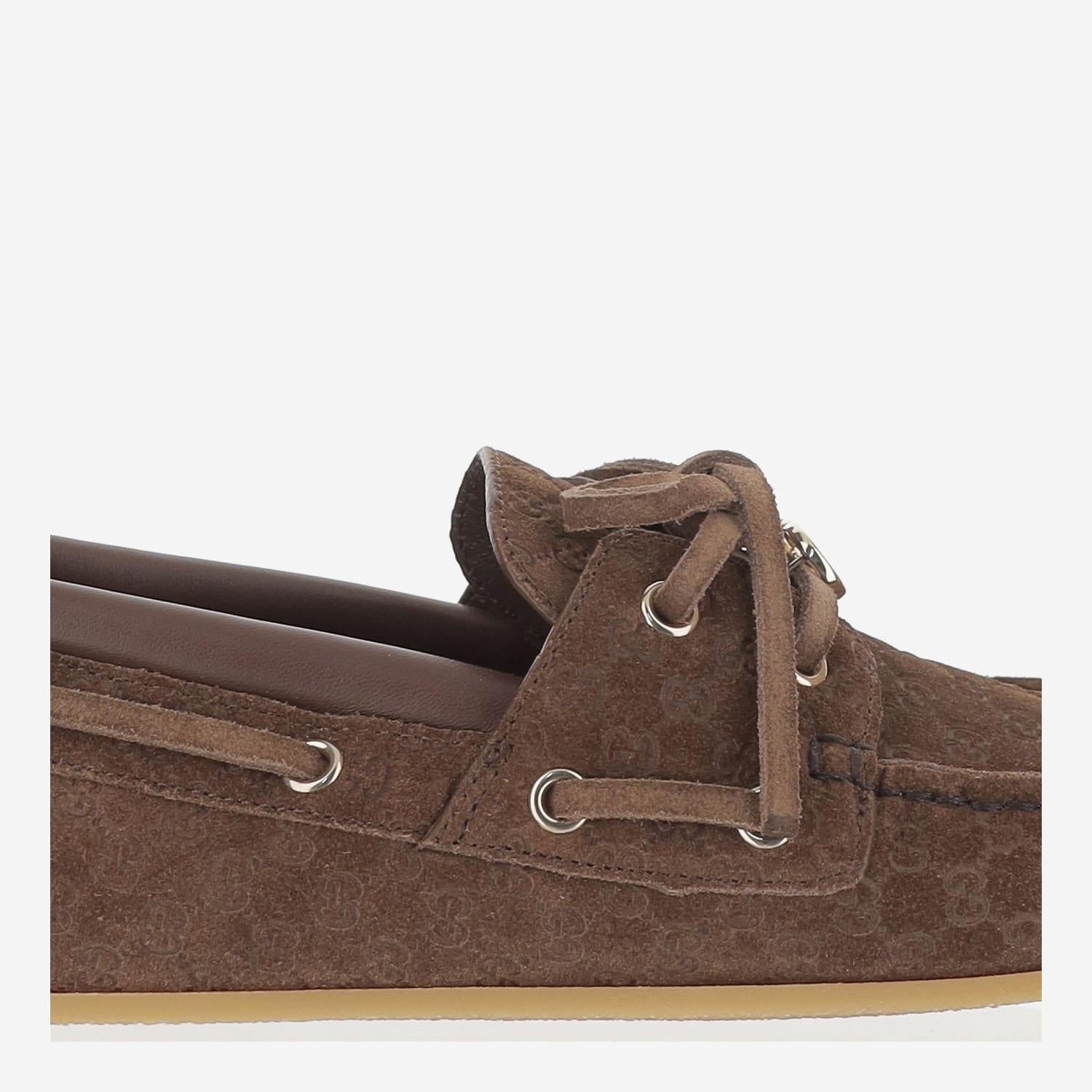 MOCASSINI IN PELLE SCAMOSCIATA 854817 AAFVS2274 GUCCI 