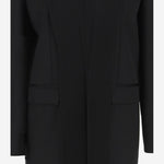 GIACCA MONOPETTO IN MISTO LANA CON COLLO SATIN 104668 A2CNZ99 PINKO 