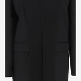 GIACCA MONOPETTO IN MISTO LANA CON COLLO SATIN 104668 A2CNZ99 PINKO 