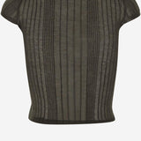 T-shirt in maglia semi trasparente di misto cotone 104773 A1NDX18 PINKO 