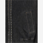 GIUBBOTTO DECORATO IN COTONE 1023067 1A164771D040 VERSACE 