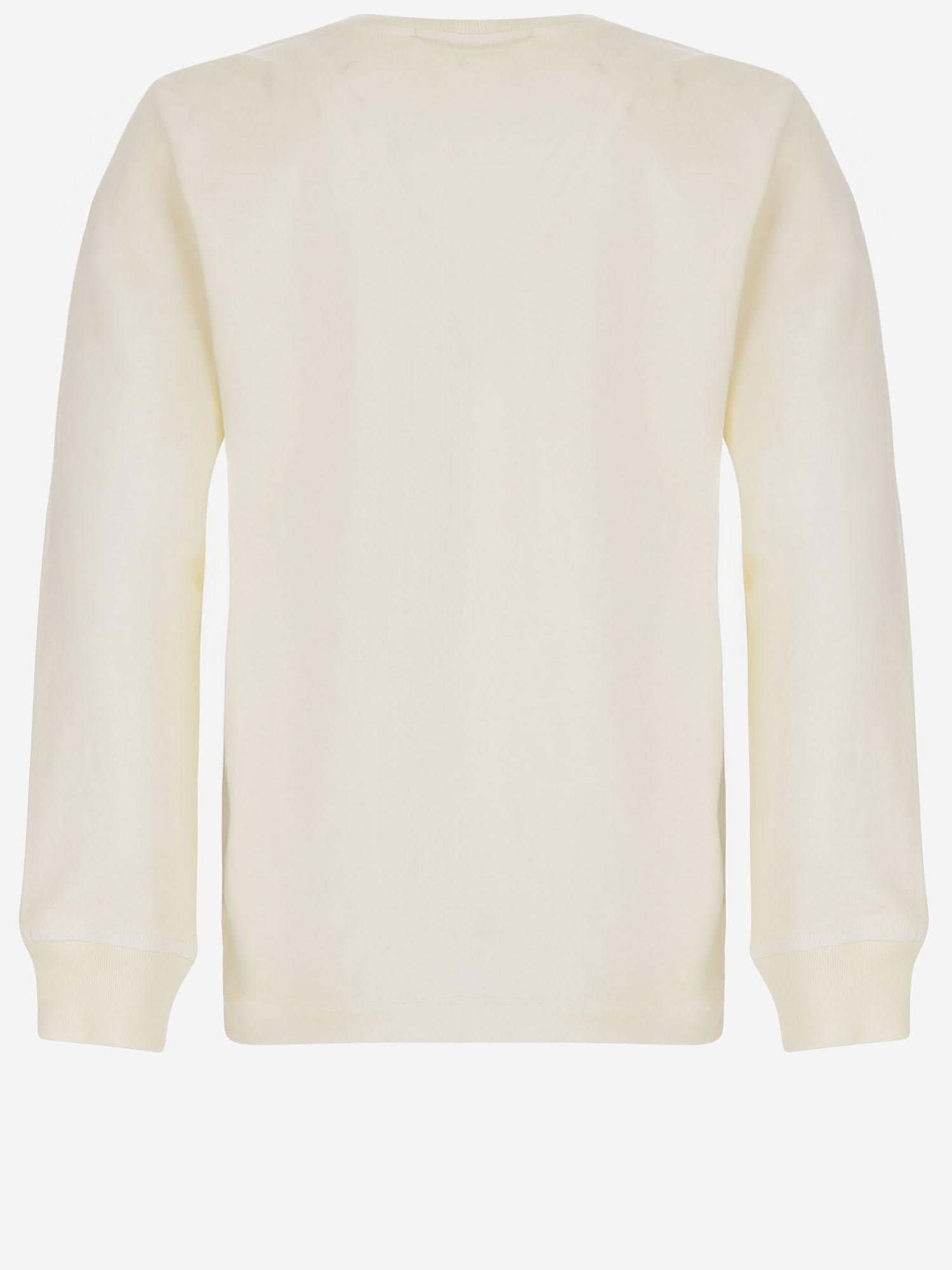 T-SHIRT MANICHE LUNGHE COTONE CON LOGO 2100003 S0047V0093 STONE ISLAND KIDS 