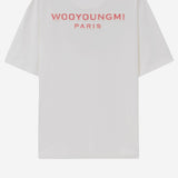 T-SHIRT IN COTONE CON LOGO W261TS09 714W WOOYOUNGMI 