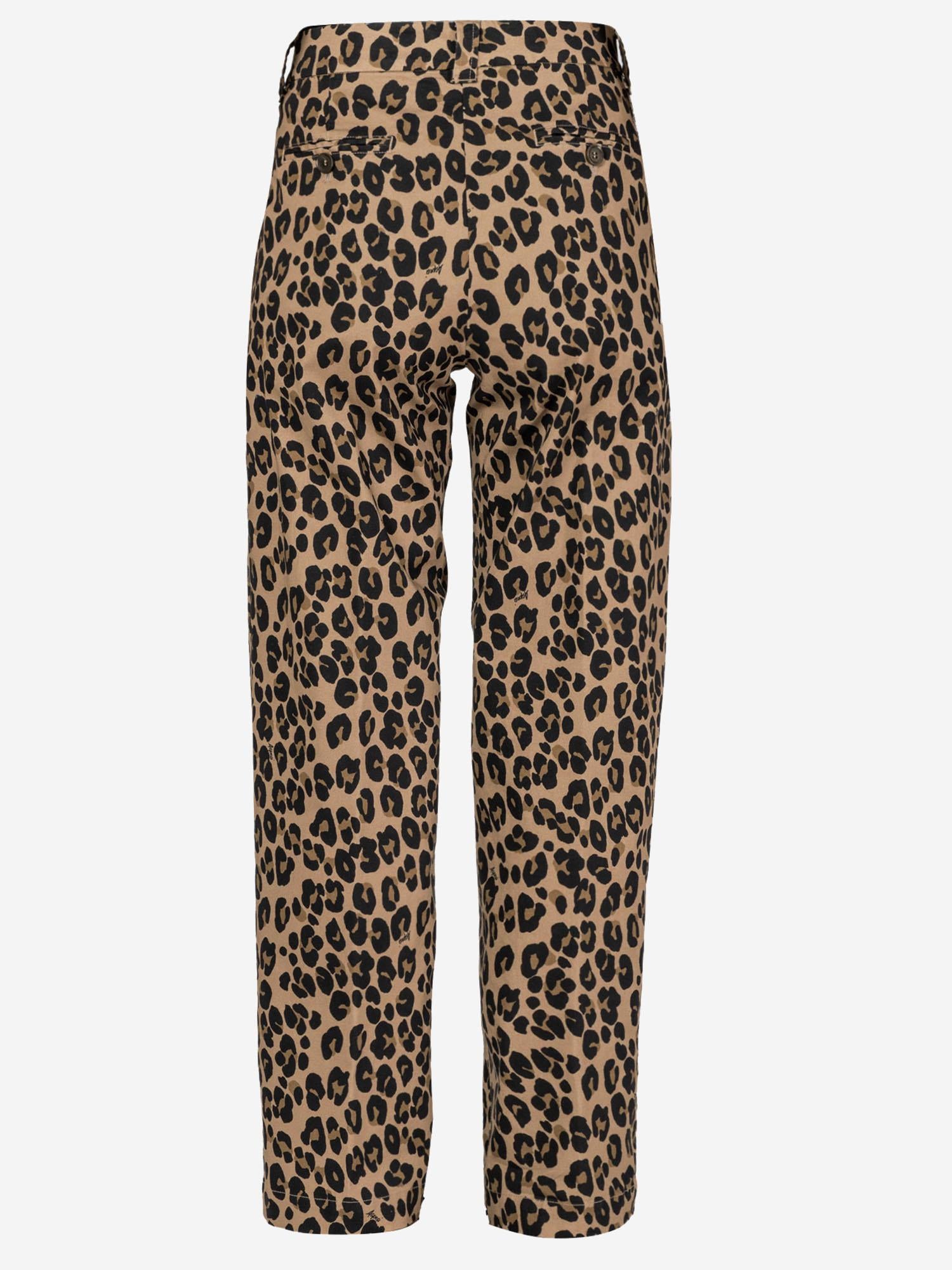 PANTALONI IN COTONE STRETCH CON STAMPA LEOPADRATA 0186L110 60226 ASPESI 